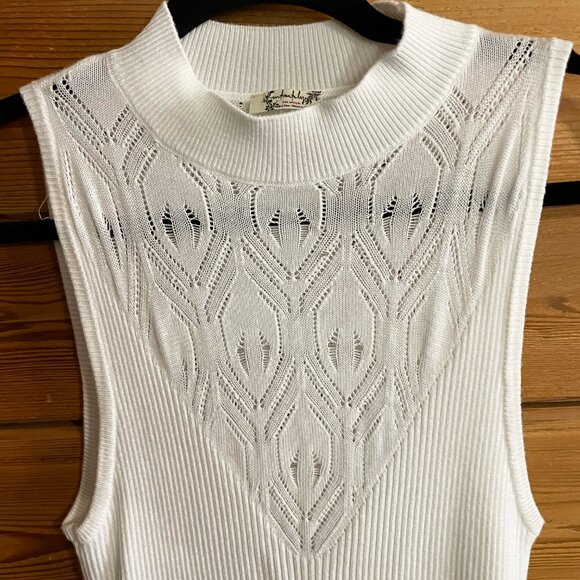 Free People On Point Mock Neck Bodysuit Size Large - Picture 5 of 7